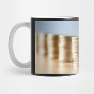 Stacks of coins Mug